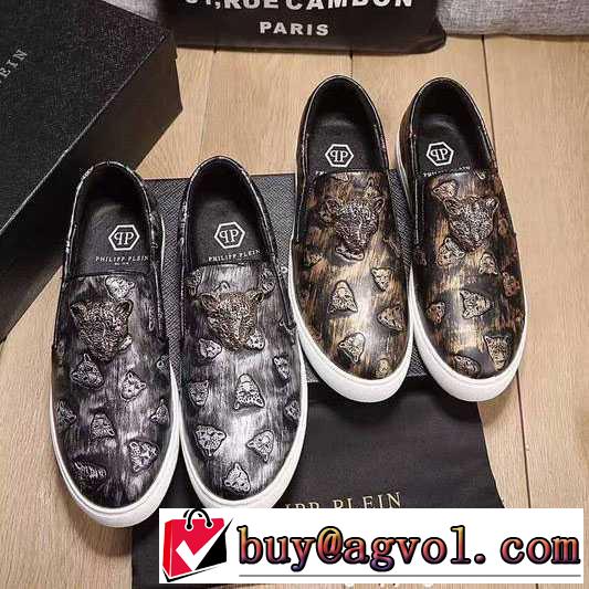 17SS フィリッププレイン PHILIPP PLEIN デザイン性の高い フラットシューズ 2色可選 海外販売