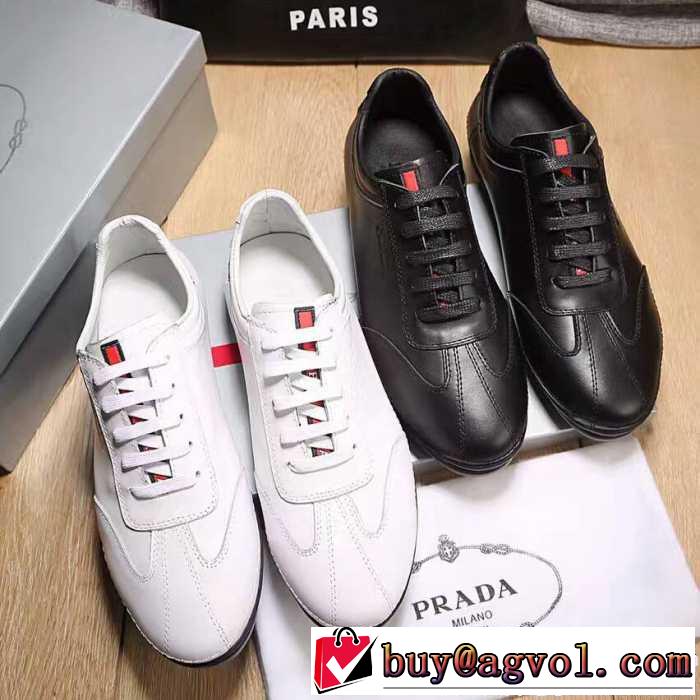 SALE!今季 2017春夏 プラダ PRADA ランニングシューズ 2色可選