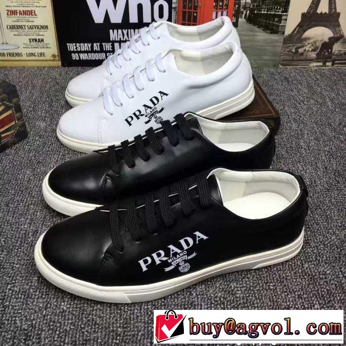 フラットシューズ 2色可選 2017最新入荷 プラダ PRADA 軽量で疲れにくい