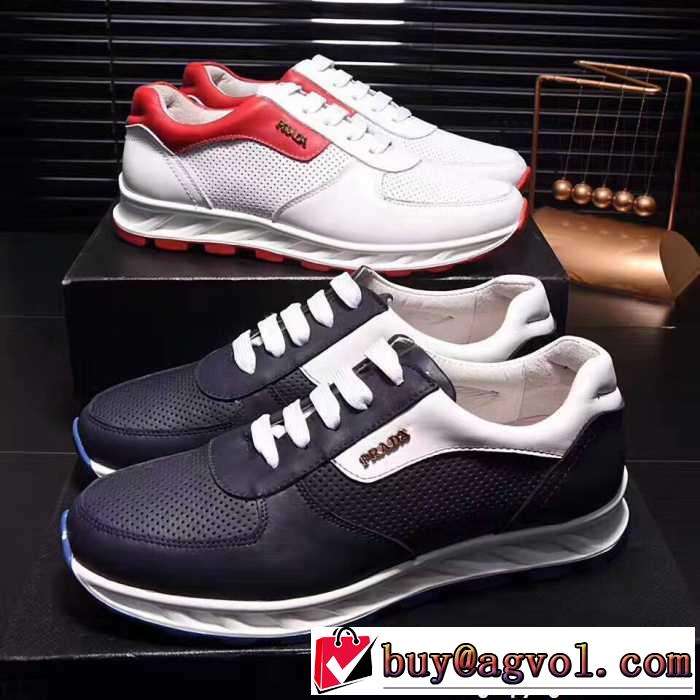  プラダ PRADA お買い得新品 2017春夏スニーカー 3色可選