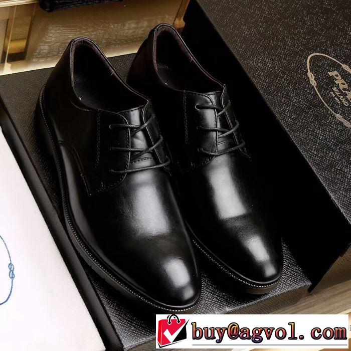 ファッション 人気 2017最新入荷  プラダ PRADA ビジネスシューズ