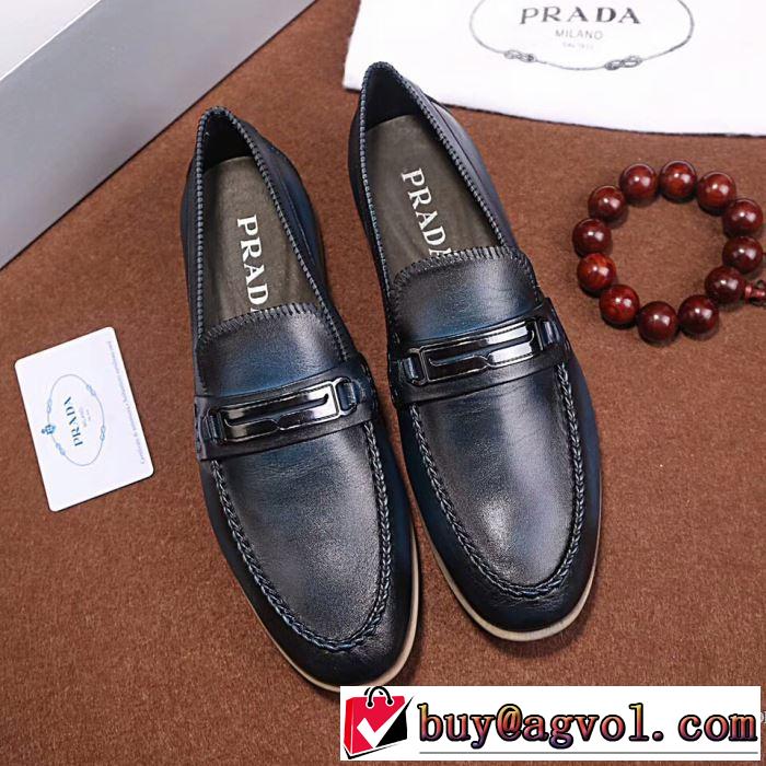カジュアルシューズ 2017秋冬季超人気 プラダ PRADA  2色可選大人の個性を。