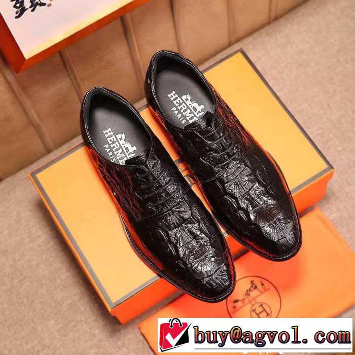 2017春夏 エルメス HERMES 肌触りの気持ちい? ビジネスシューズ 品質保証100%新品
