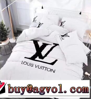 希少価値大！ ルイ ヴィトン LOUIS VUITTON 寝具セット 2017秋冬 4点セット 多色可選