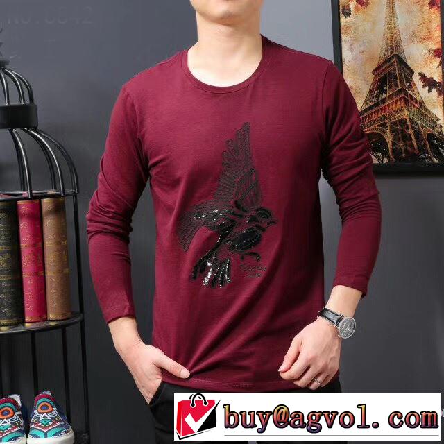 2017春夏 アルマーニ ARMANI 3色可選 大好評? 追跡あり☆入手困難!! 長袖Tシャツ