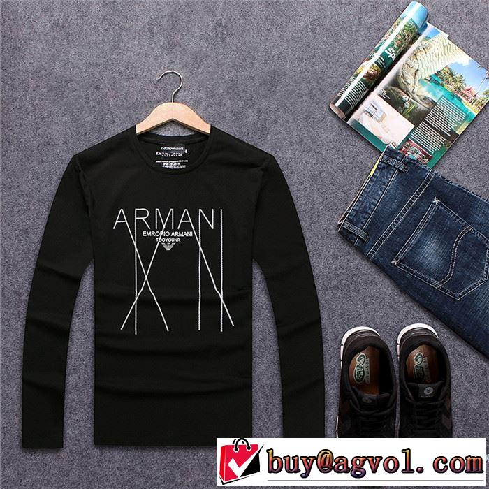 絶対オススメ? 長袖Tシャツ アルマーニ ARMANI 2017春夏 大絶賛！3色可選