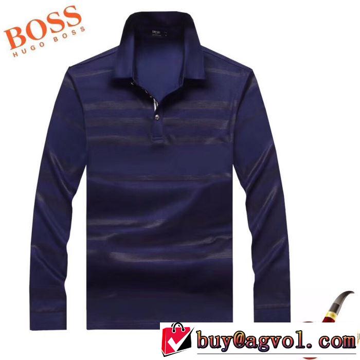 ヒューゴボス HUGO BOSS 2017秋冬 超人気美品◆ 長袖Tシャツ 2色可選