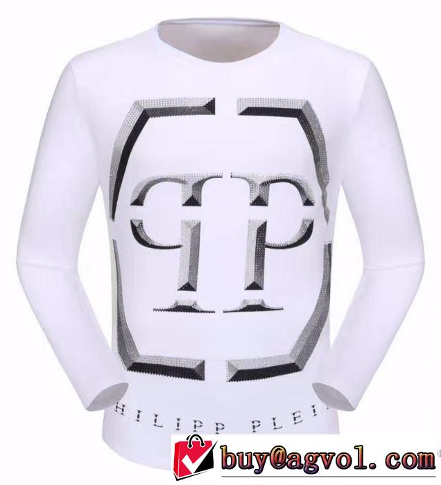 フィリッププレイン PHILIPP PLEIN 2色可選 2017秋冬 大人気再登場 長袖Tシャツ