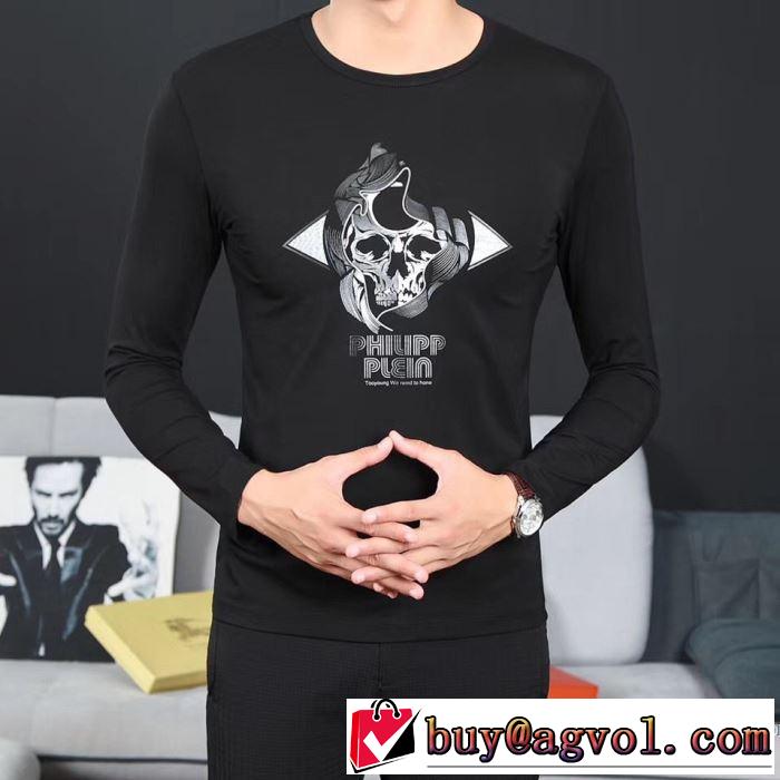 フィリッププレイン PHILIPP PLEIN 長袖Tシャツ 3色可選 2017秋冬 個性的なデザイン