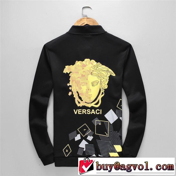 2色可選 上下セット モデル大絶賛? 2017秋冬 ヴェルサーチ VERSACE
