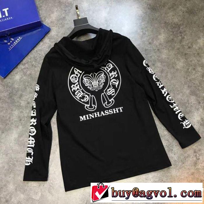 CHROME HEARTS 長袖/Tシャツ稀少*入手困難 2018新品入荷ファッションスタッズクロムハーツ