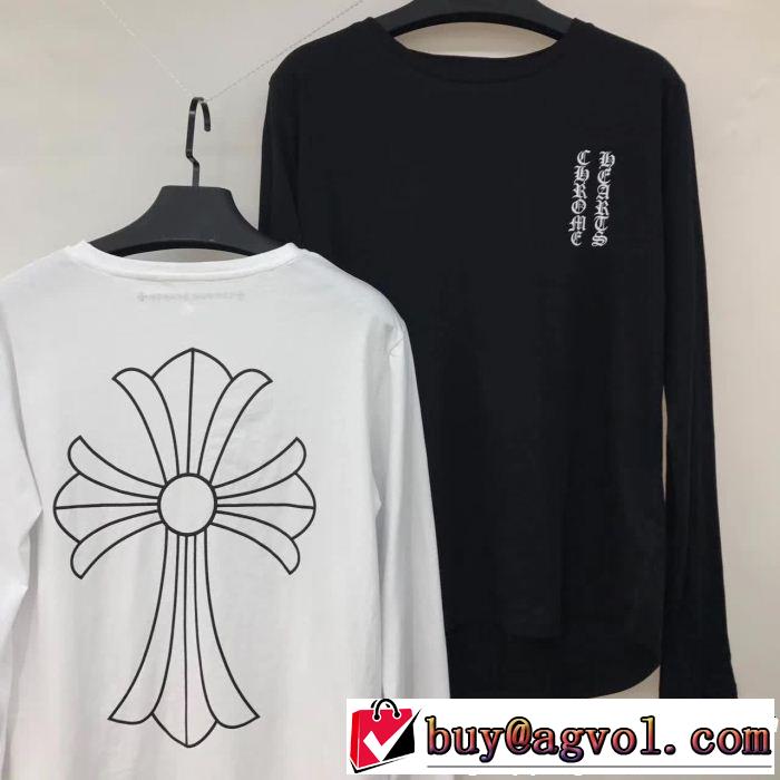 今年人気定番クロムハーツ CHROME HEARTS 長袖/Tシャツ 2色可選2018新品入荷