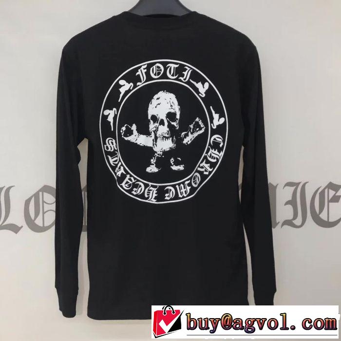 今季爆発的な人気 CHROME HEARTS 超人気美品クロムハーツ  長袖/Tシャツ 2018年秋冬入荷