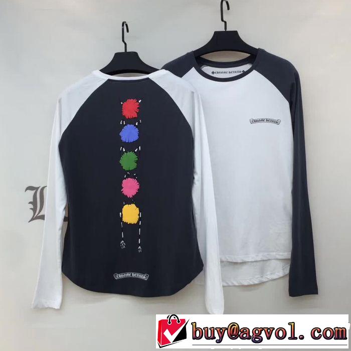 人目を引く存在感2018年秋冬入荷 クロムハーツ CHROME HEARTS 個性的なモデル長袖/Tシャツ