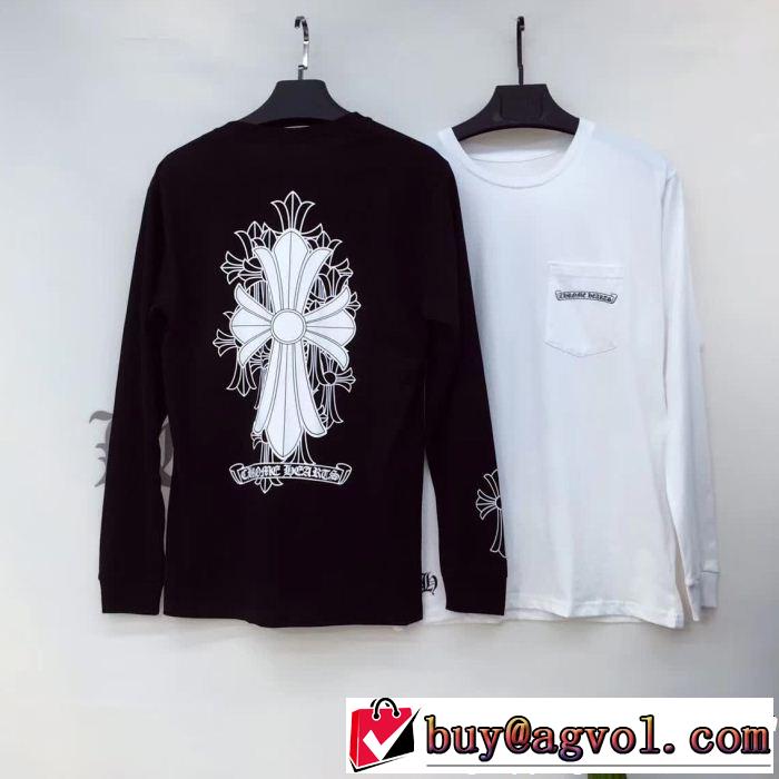 欧米韓流クロムハーツ実用品CHROME HEARTS  長袖/Tシャツ2色可選新季度