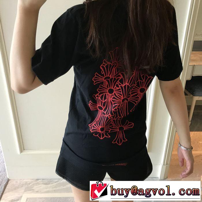  有名人同じアイテム Tシャツ/ティーシャツ しっかりとした 2018新作 クロムハーツ CHROME HEARTS 2色可選