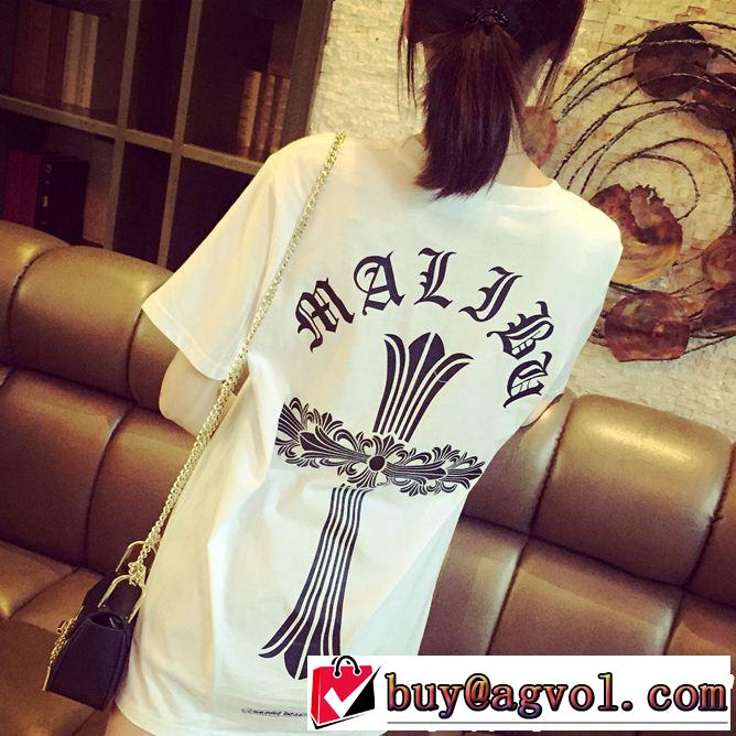流行っているクロムハーツ 話題の新作到着！CHROME HEARTS 上品キレイ半袖/Tシャツ 2色可選