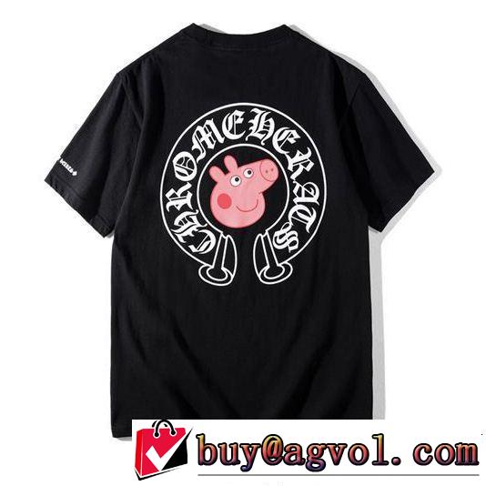 肌に馴染みやすい CHROME HEARTS 半袖/Tシャツ 2色可選 カジュアルスタイルにクロムハーツ