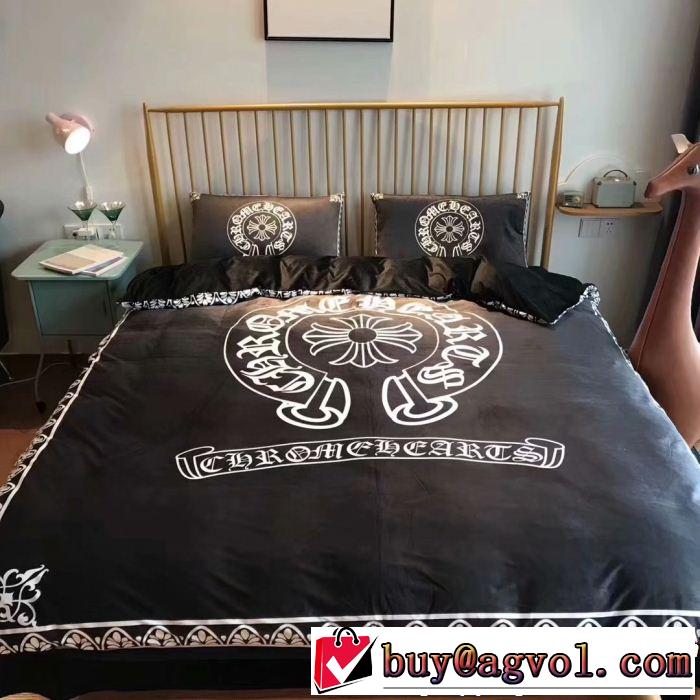CHROME HEARTS  寝具 4点セット 保温力に優れたクロムハーツ 大人気ブランド