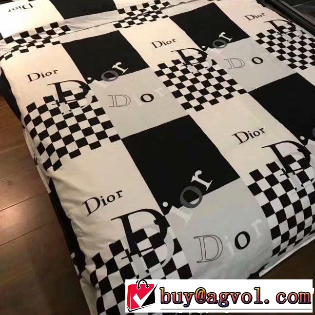 ディオール2018【SALE！】 DIOR大人気ブランド  寝具 4点セット今年人気定番