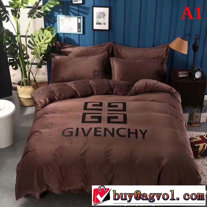 寝具 4点セット有名人同じアイテム ジバンシー圧倒的人気新着 GIVENCHY 2色可選