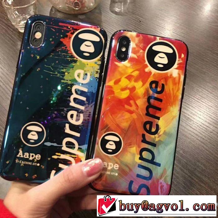 シュプリーム SUPREME 流行の注目ブランド 2018【SALE！】 iphone6 plus ケース カバー 2色可選