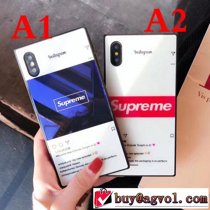 ケース カバー シュプリーム SUPREME 18ＳＳ美品 iphone7 plus お得な 2色可選
