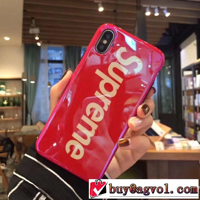 iphoneX ケース カバー 2色可選 シュプリーム SUPREME 2018【SALE！】 赤字価格