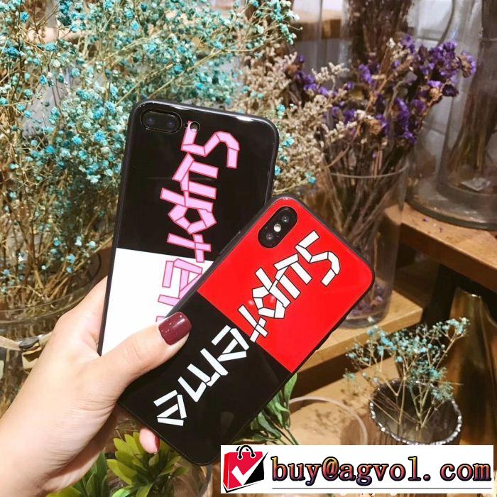 大人気ブランド 2018最高ランキング 2色可選 シュプリーム SUPREME iphone6 plus ケース カバー