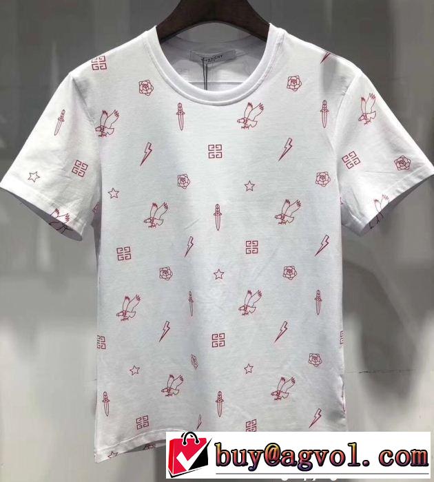  SALE品追加 ジバンシー2018年春夏入荷 GIVENCHY 半袖/Tシャツ2色可選現代的な印象