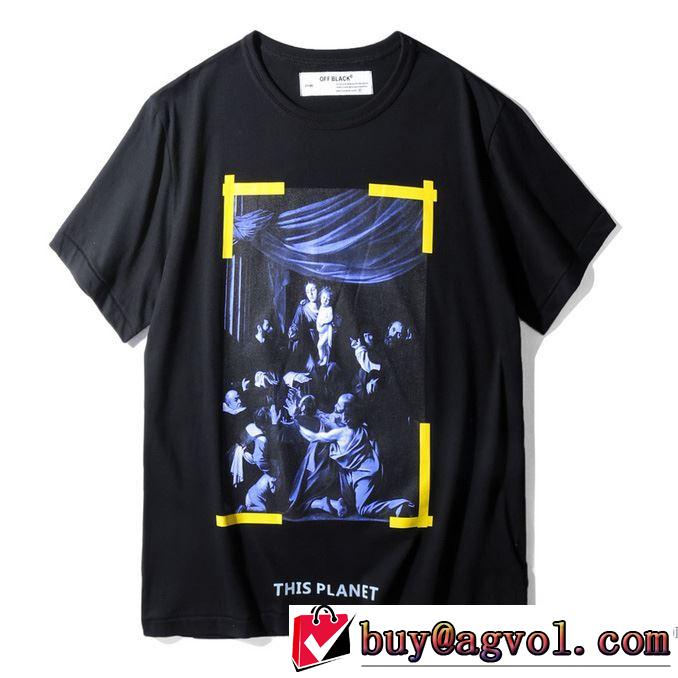 2018春夏新作2色可選Off-White オフホワイト Tシャツ/半袖人気が爆発