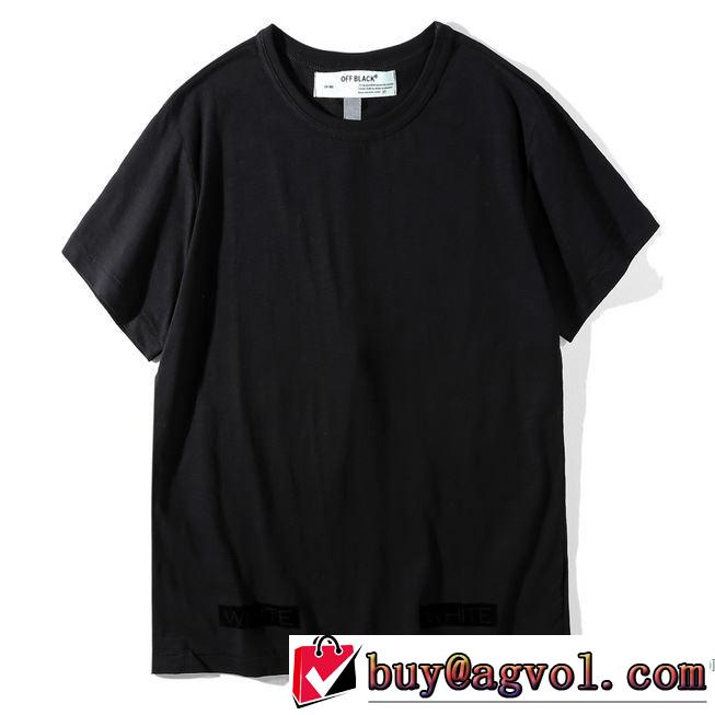 人気商品 Tシャツ/半袖2018春夏新作 Off-White オフホワイト首胸ロゴ