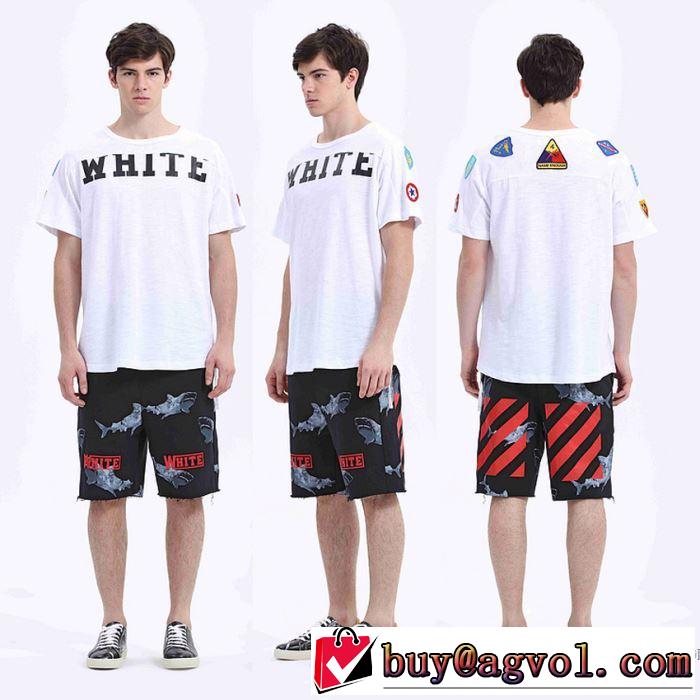 2018春夏新作3色可選 Off-White オフホワイト Tシャツ/半袖大人気☆NEW!!