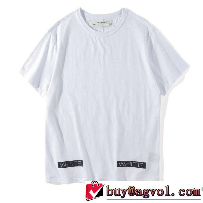 大人のおしゃれに 2018春夏新作Off-White オフホワイトTシャツ/半袖2色可選