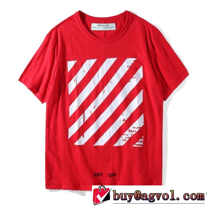 Off-White オフホワイト Tシャツ/半袖存在感◎ 2018春夏新作3色可選