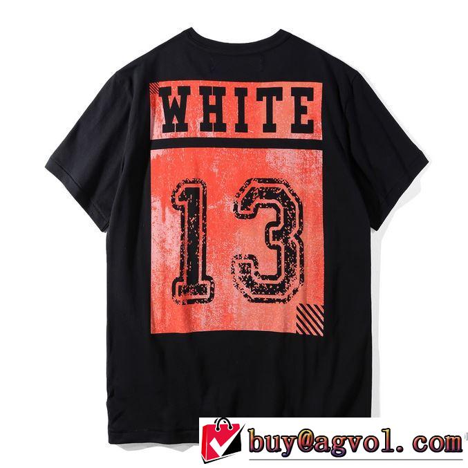 抜群の雰囲気が作れる! 2018春夏新作Off-White オフホワイトTシャツ/半袖2色可選