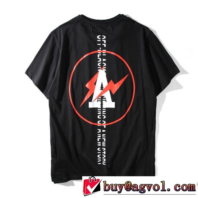 耐久性に優れ 2018春夏新作Off-White オフホワイトTシャツ/半袖2色可選