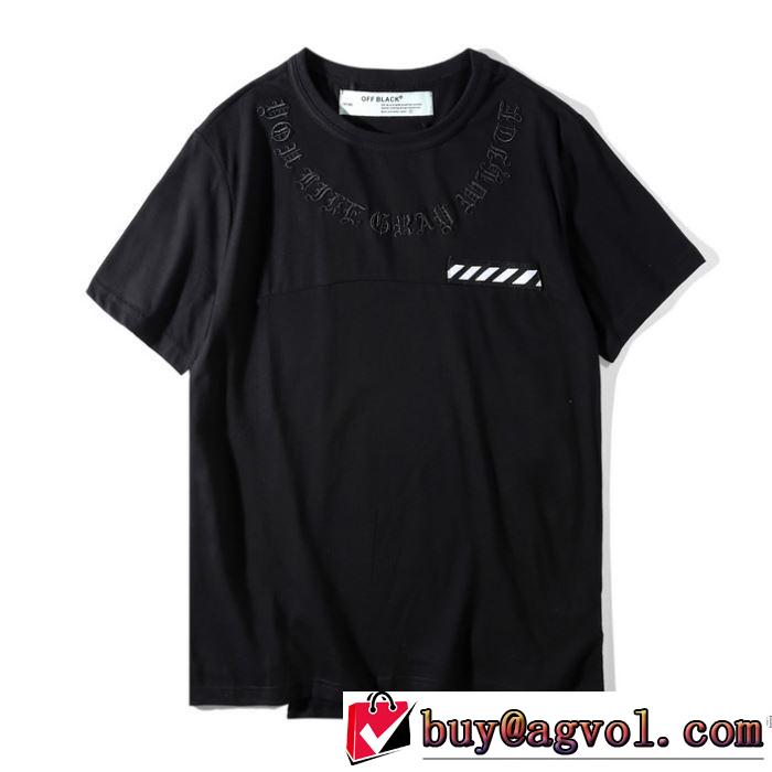 2018春夏新作2色可選 Off-White オフホワイト Tシャツ/半袖人気 ランキング