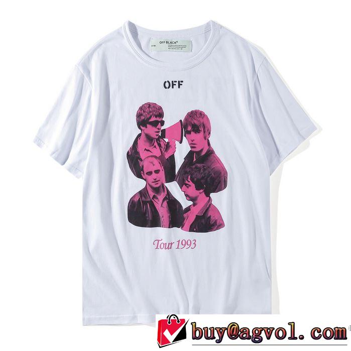 2018春夏新作2色可選 Off-White オフホワイト Tシャツ/半袖数に限りがある