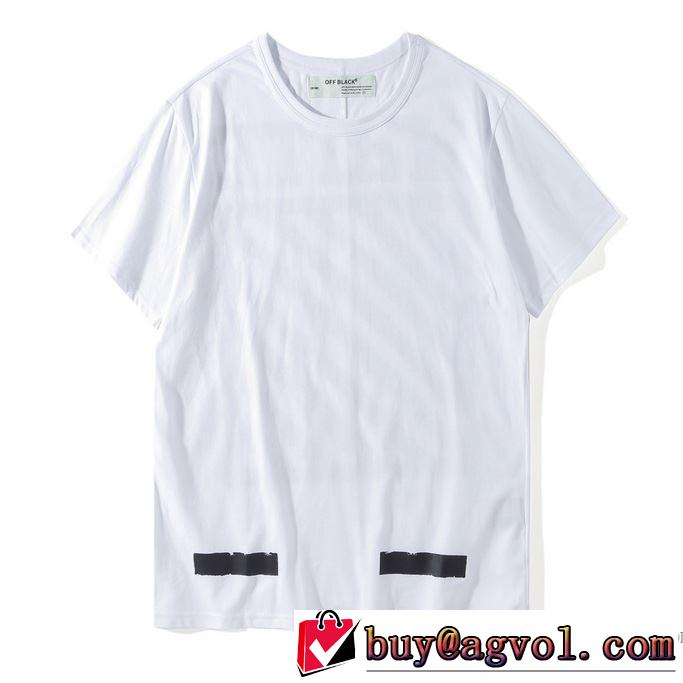 超目玉 2018春夏新作Off-White オフホワイトTシャツ/半袖3色可選