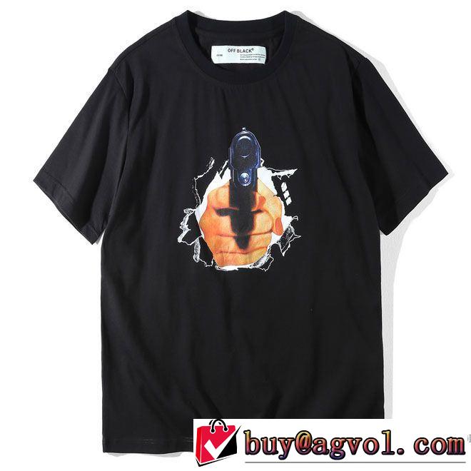  優しいフィット感 2018夏の定番新品到来! Off-White オフホワイト 半袖Tシャツ 国内完売