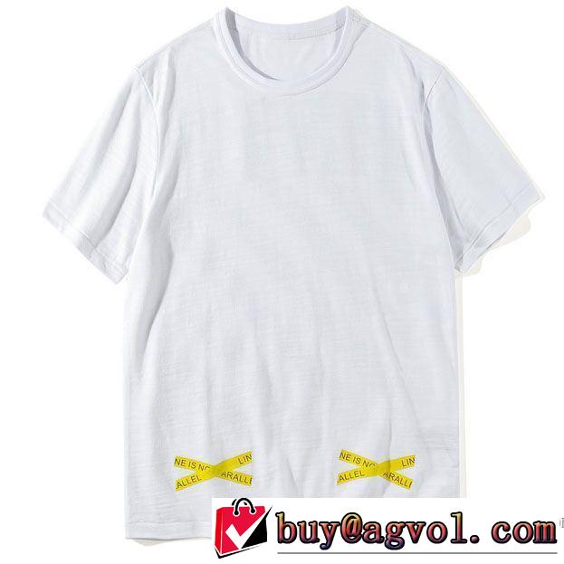 超お買い得 Off-White オフホワイト 2018年春夏入荷 半袖Tシャツ 2色可選 通気性に優れた