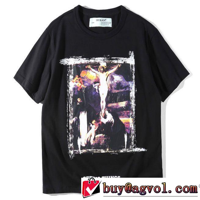 ラックスした雰囲気 半袖Tシャツ 2色可選 これは欲しい 2018最安値！ Off-White オフホワイト