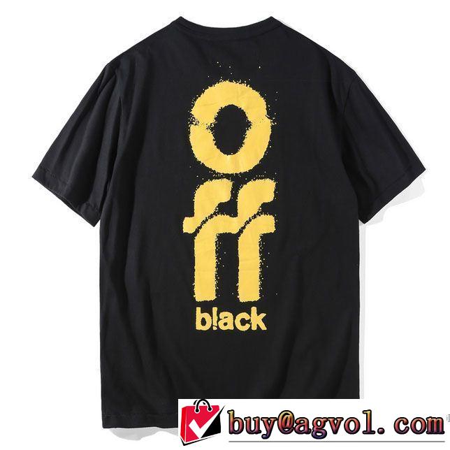 2018新品入荷 半袖Tシャツ 2色可選 人気デザインで欲しい Off-White オフホワイト SALE品追加