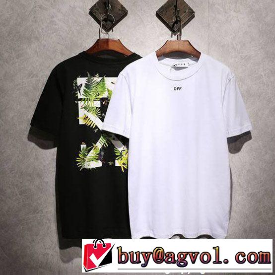 2018年春夏シーズン半袖Tシャツ Off-White オフホワイト 2色可選芸能人愛用