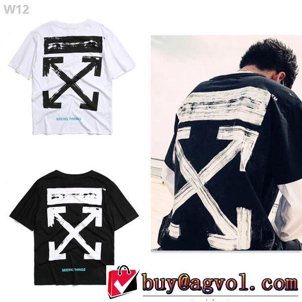 2018夏の定番新品到来! 半袖Tシャツ Off-White オフホワイト2色可選