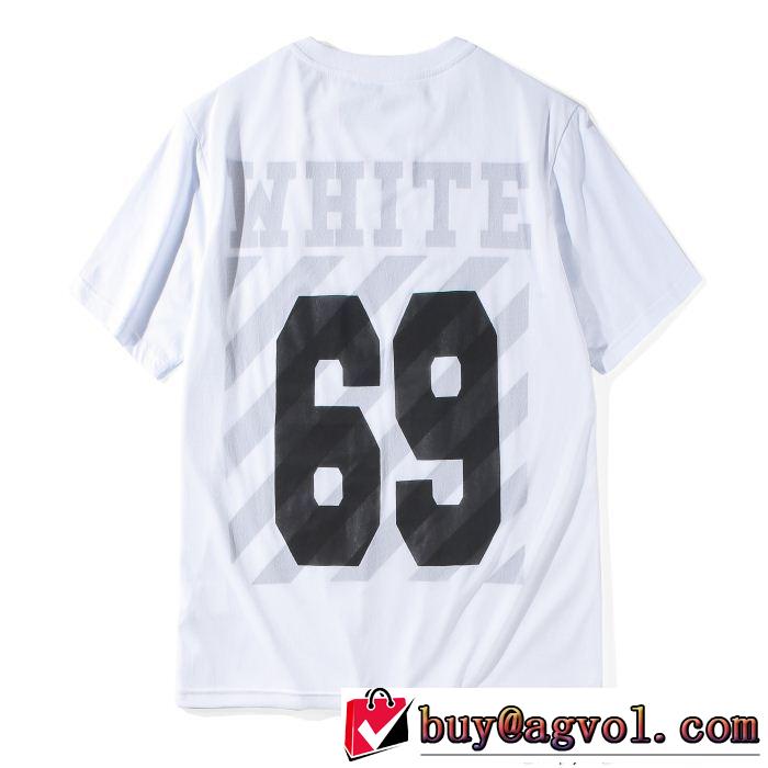  ストリートファッション すっかり定番化半袖Tシャツ Off-White オフホワイト 2色可選