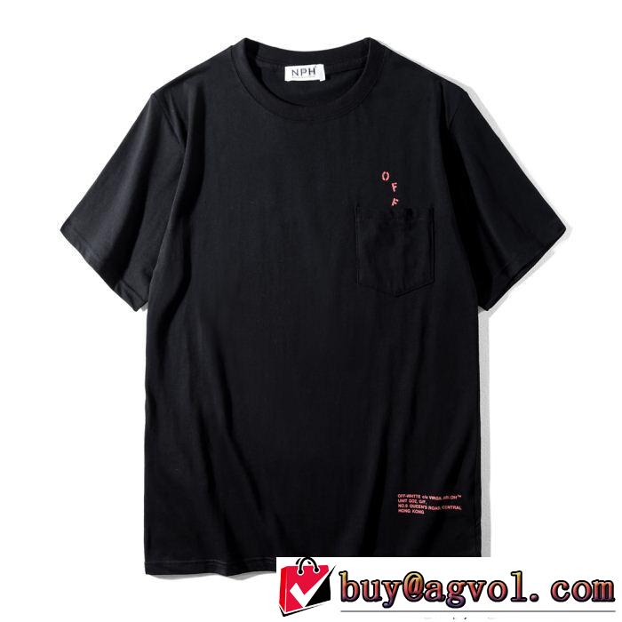 2018年春夏シーズン 半袖Tシャツ Off-White オフホワイト2色可選流行っている