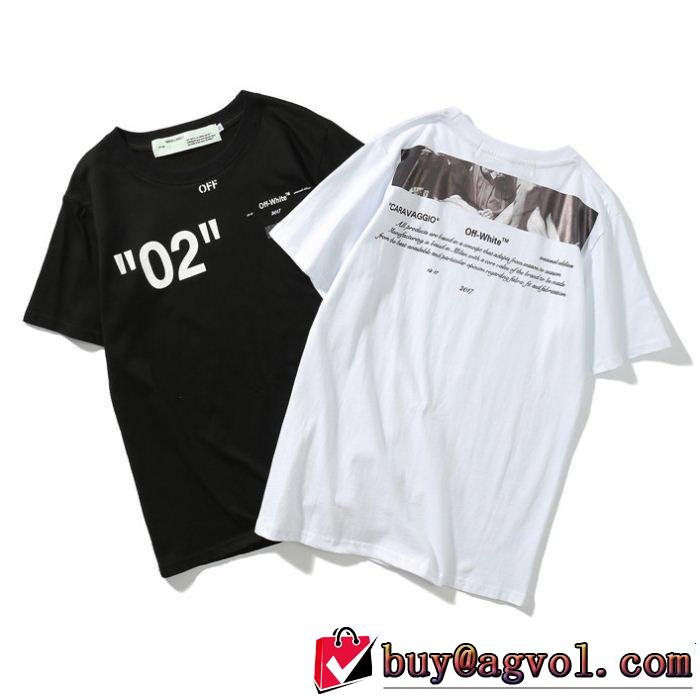  オフホワイト2018最高ランキング 半袖/Tシャツ 2色可選大人気ブランド Off-White