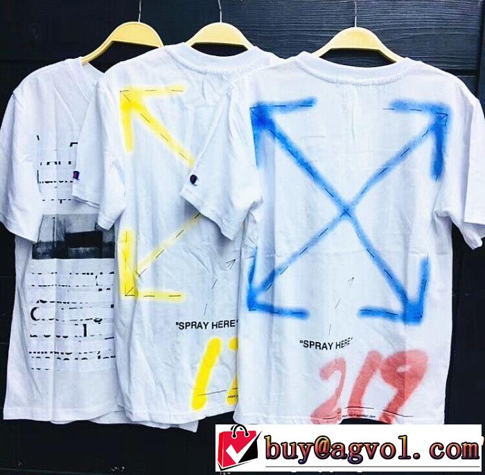 ミックス感が溢れるOff-White オフホワイト半袖/Tシャツ 3色可選最近人気一番！